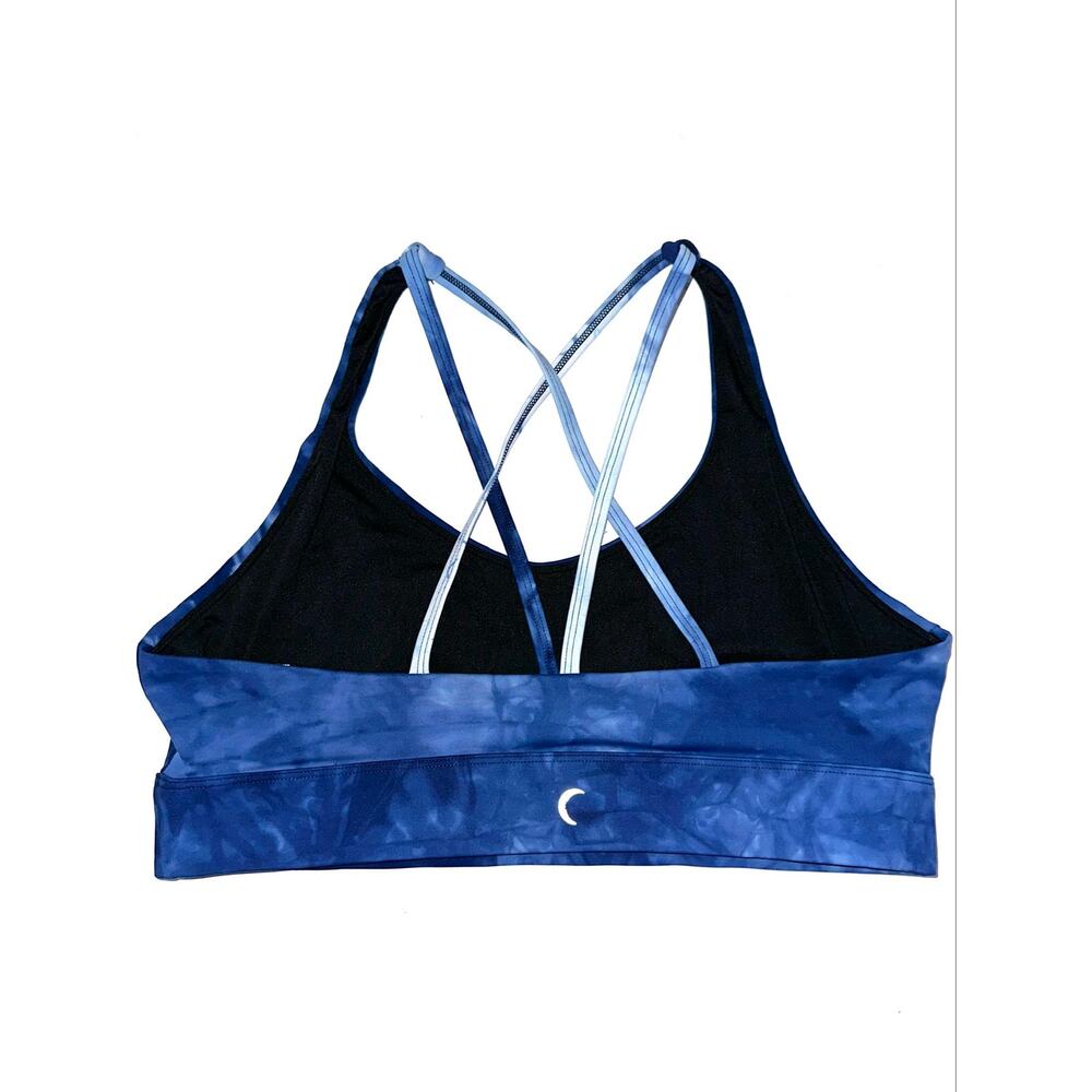 Zyia Active Blue Tie Dye Hendrix Light n Tight Strappy Sports Bra Size XXL - Picture 8 of 12
